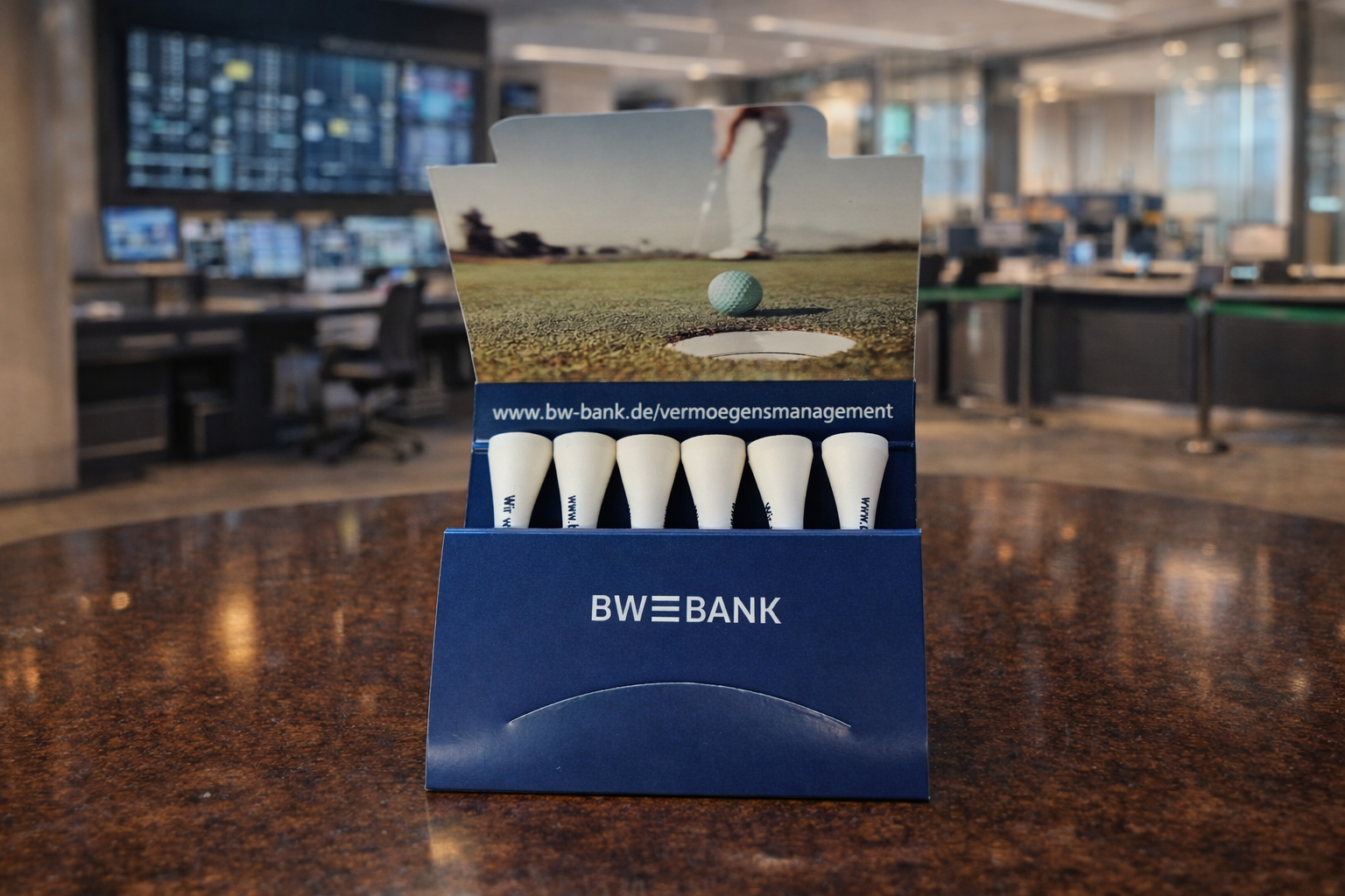 Baden-Württembergische Bank golf biotee matchbook