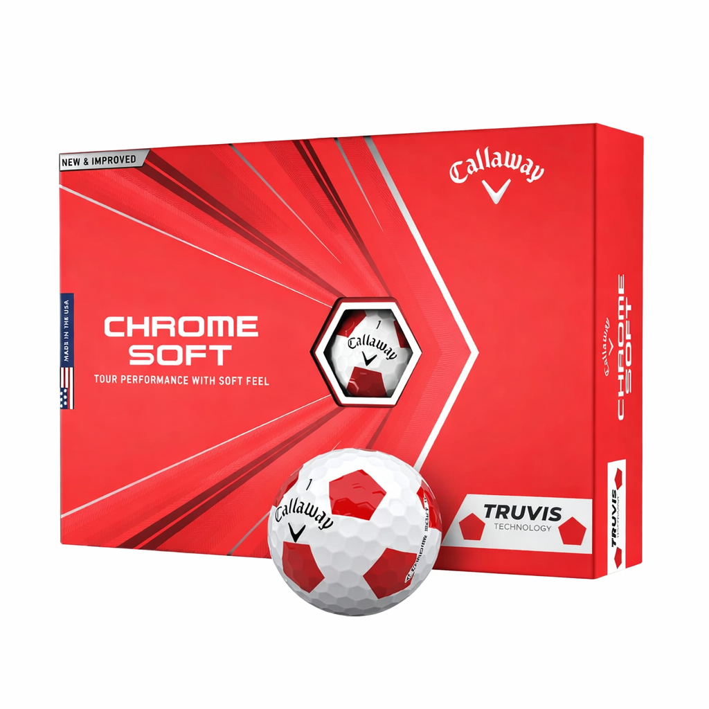 Callaway Chrome Soft | Truvis (White) - Custom golf balls