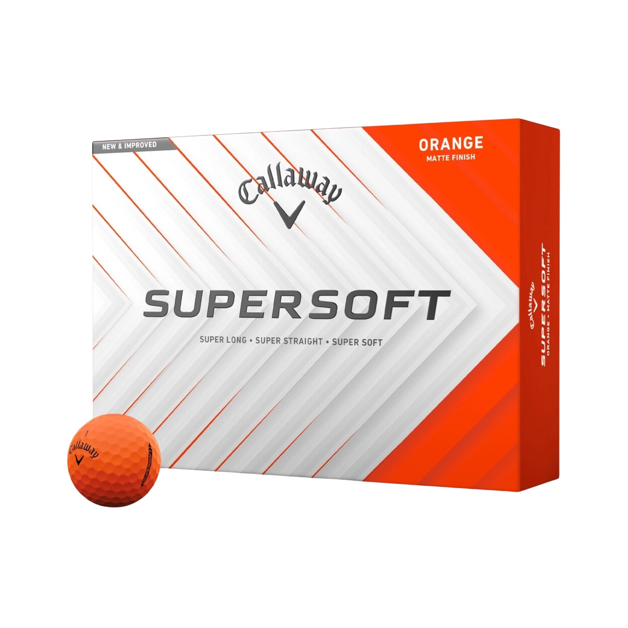 Callaway SuperSoft | Orange - Custom golf balls