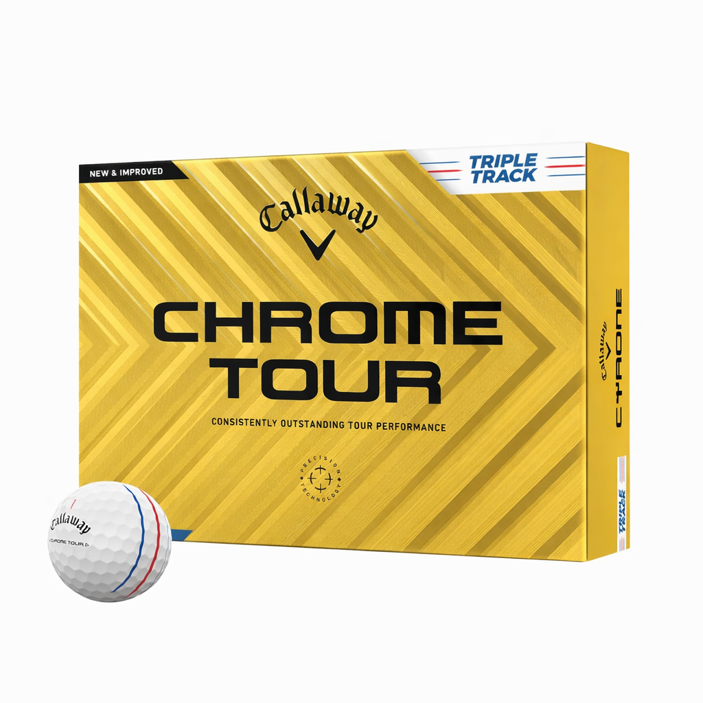 Callaway Chrome Tour Triple Track golf balls with your own logo – tour-level precision and style