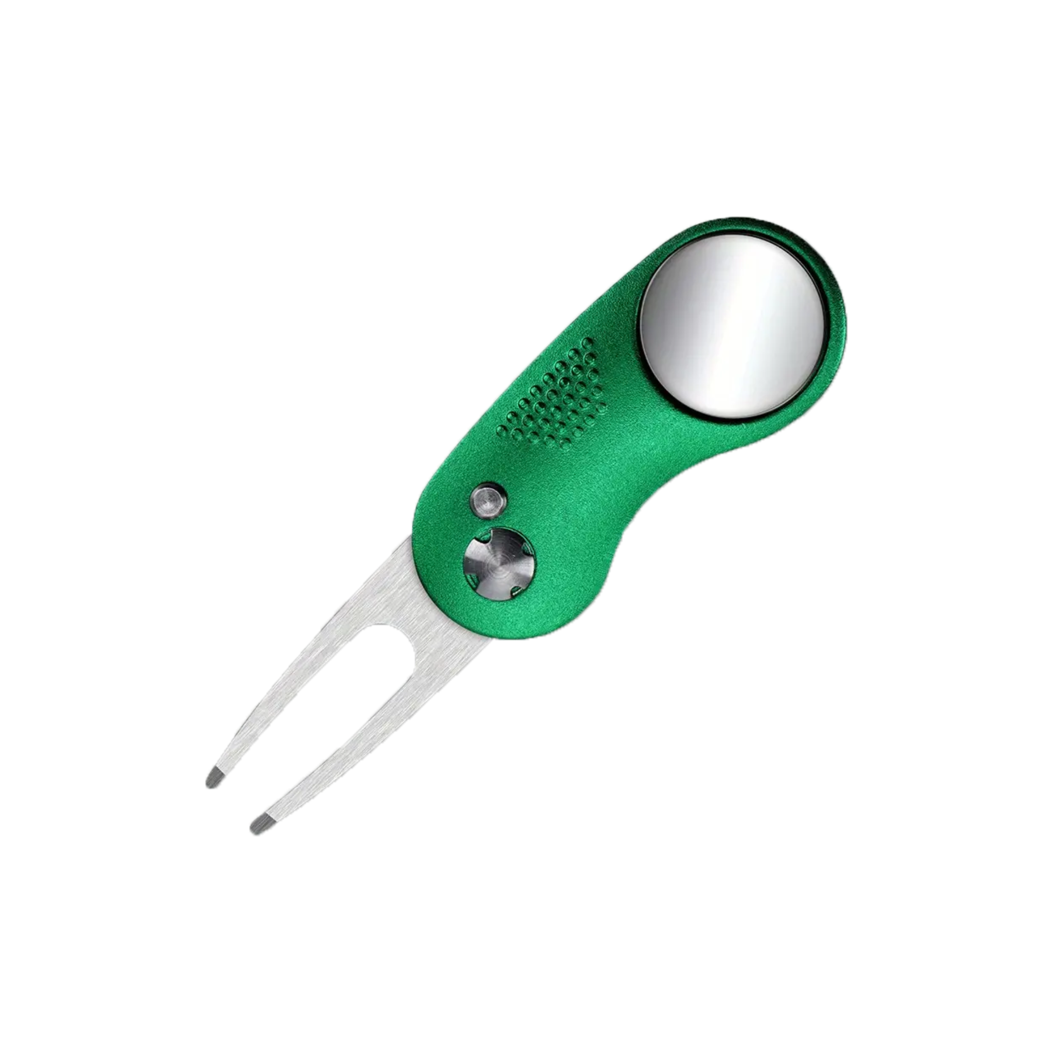 green golf divot tool