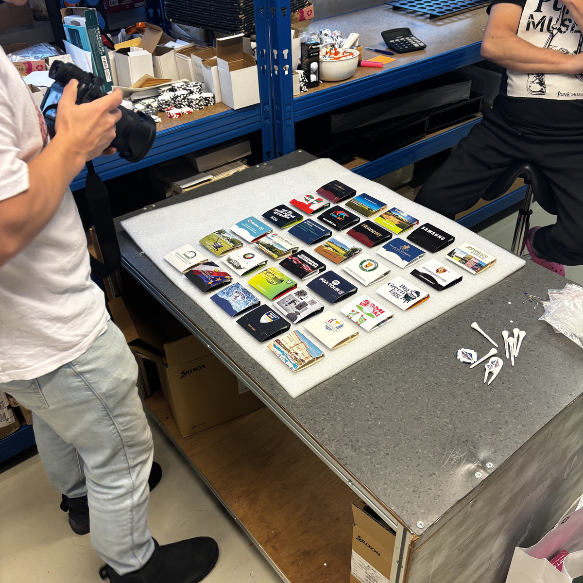 biotee matchbooks on table
