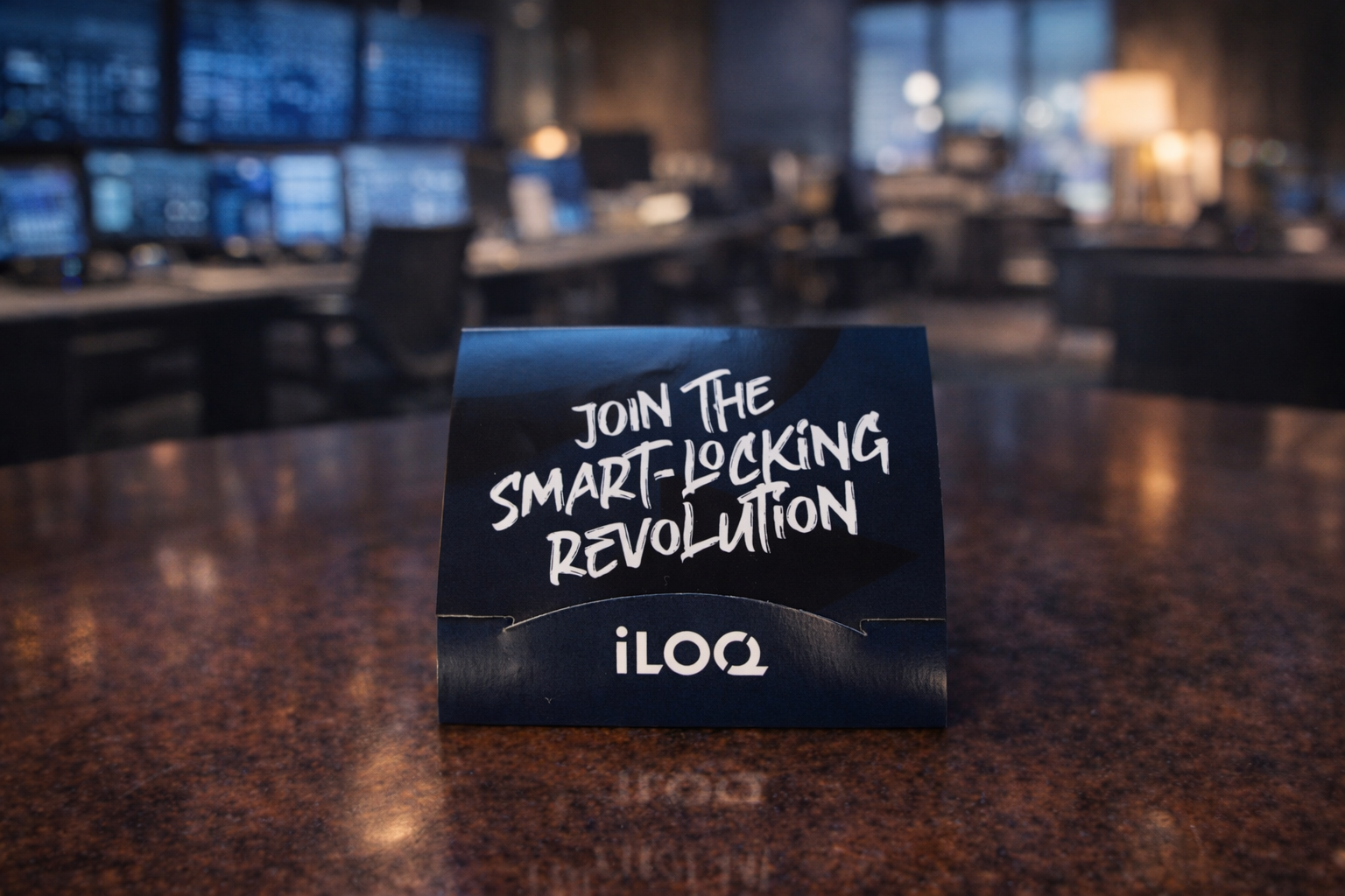 Iloq Golf Matchbook Front Side