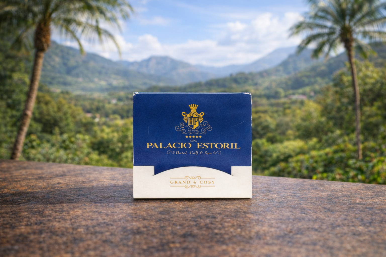 palacio estoril hotel golf matchbook front
