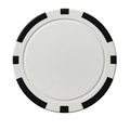 pokerchip golf ball marker with logo black